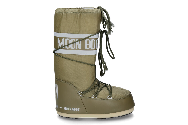  Moon Boot, Icon Low Nylon Unisex Boots, 39/41, Khaki : Luxury  Stores