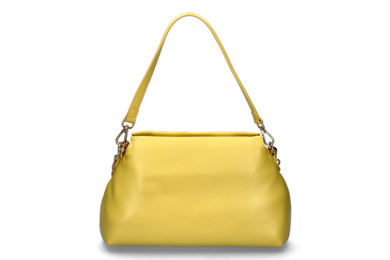 La Carrie shoulder bag THE EYE SQUARE MEDIUM LEATHER YELLOW