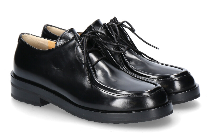 Truman's lace-up Nappa schwarz