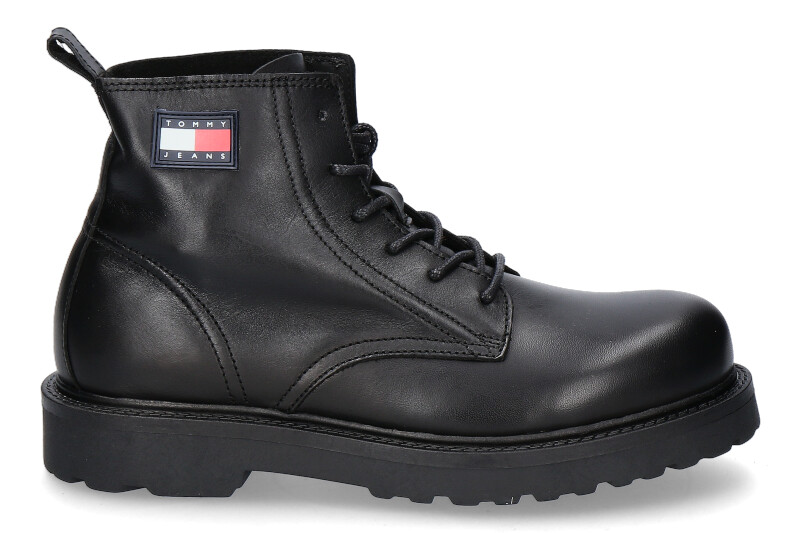 Tommy Hilfiger men's boots RUBERIZED BLACK- schwarz