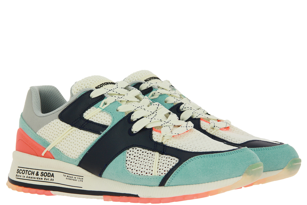 Scotch & Soda Sneaker VIVEX SYNTHETIK SUEDE WHITE