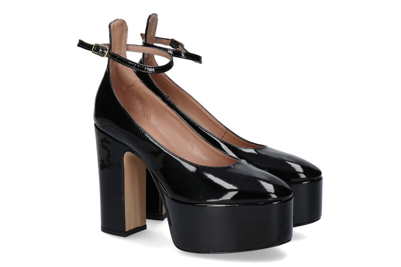 Bianca Di platform pumps VERNICE NERO