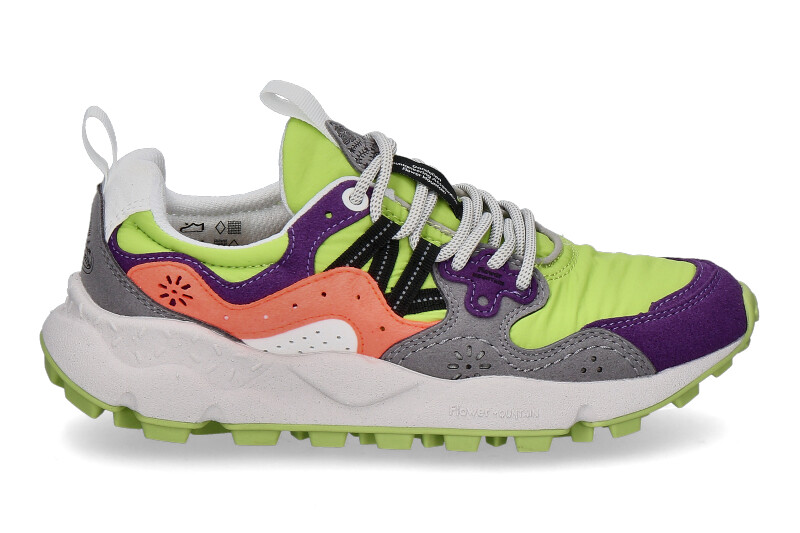 Flower Mountain women's sneaker YAMANO 3 UNI KAISO- grey/violett/green