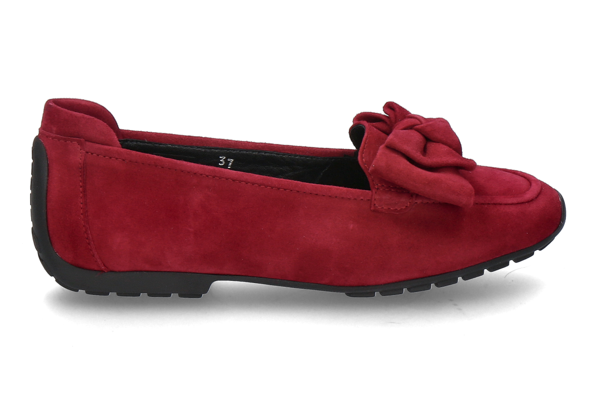 Mania slip-on CAMOSCIO- bordeaux red