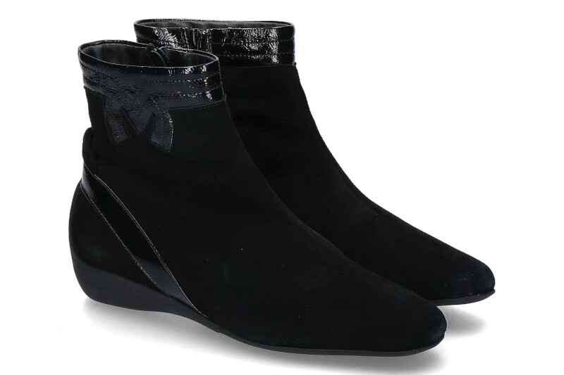 Mania ankle boots CAMOSCIO NERO