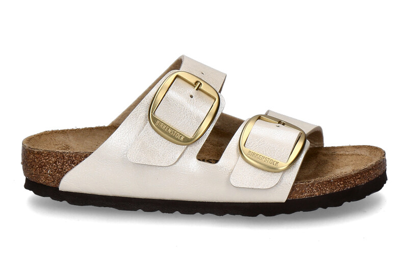 Birkenstock mules ARIZONA SCHMAL BIG BUCKLE- pearl white