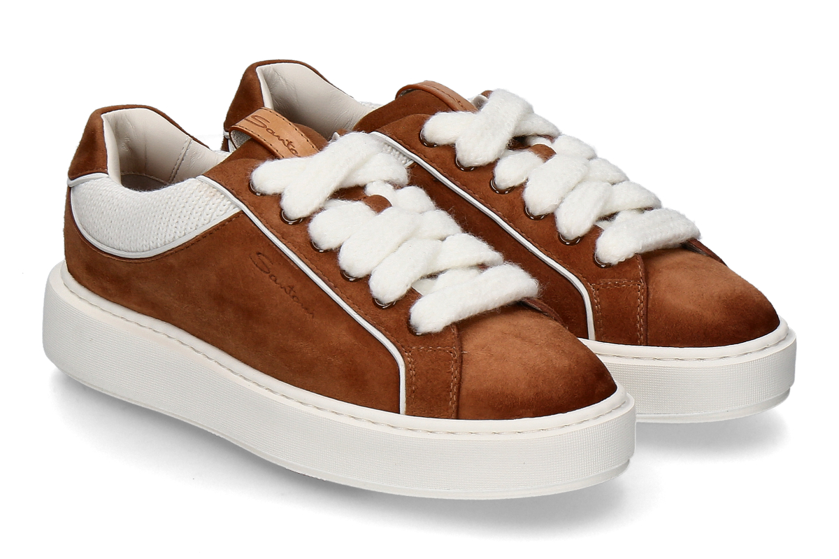 Santoni women's- sneaker CLEAN LEAS- light brown