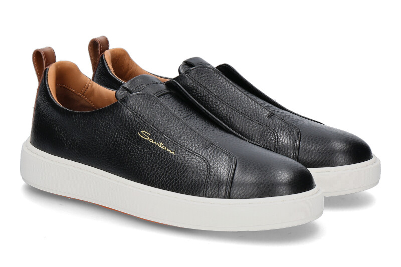 Santoni men's sneaker CLEANIC SOFT- schwarz