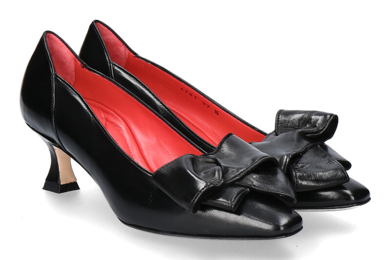 Pas de rouge pumps JULIA -nero