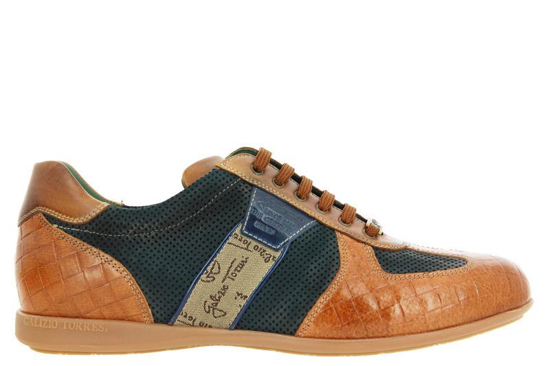 Galizio Torresi lace-up GOMMA COGNAC