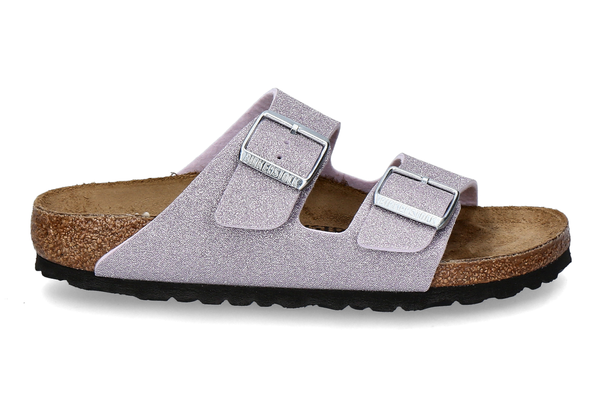 Birkenstock Pantolette ARIZONA SCHMAL BS - shiny glitter faded purple/ lila