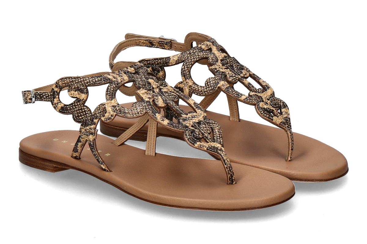 Unützer Sandale PITONE STAMPATO- beige_281400141_1