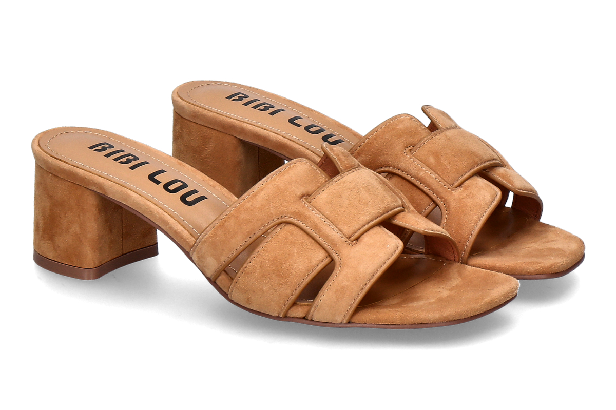 Bibi Lou Mules HOLLY- camel/ light brown