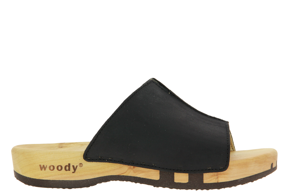 Woody wooden mules ANJA NAPPA NERO