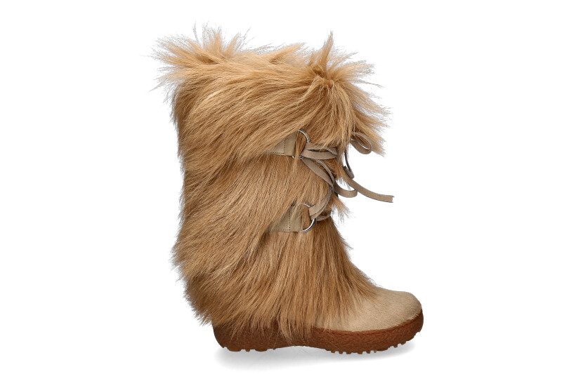 Oscar Sport fur boots ARISA BEIGE