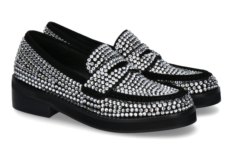 Bibi Lou loafer JAYA STRASS- schwarz