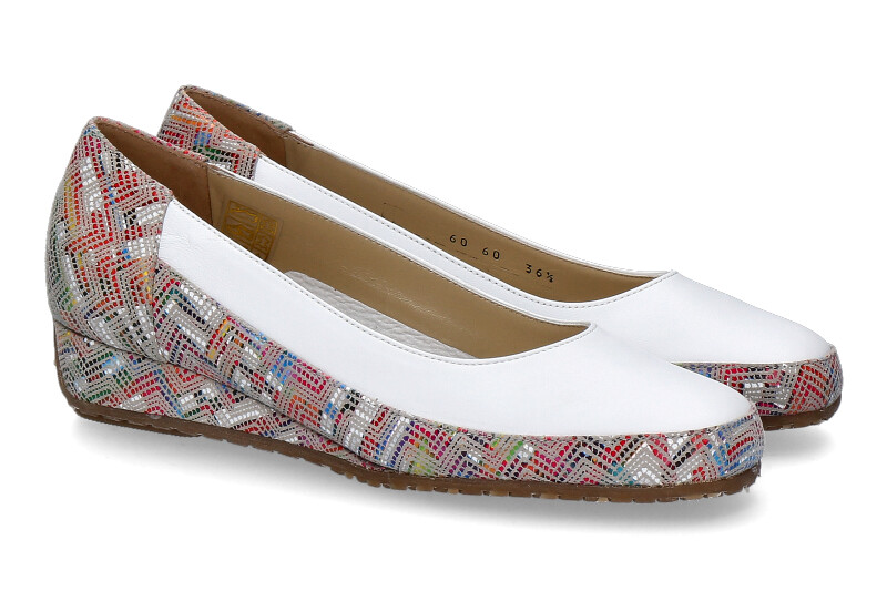 Bagnoli slipper MULTI NAPPA BIANCO