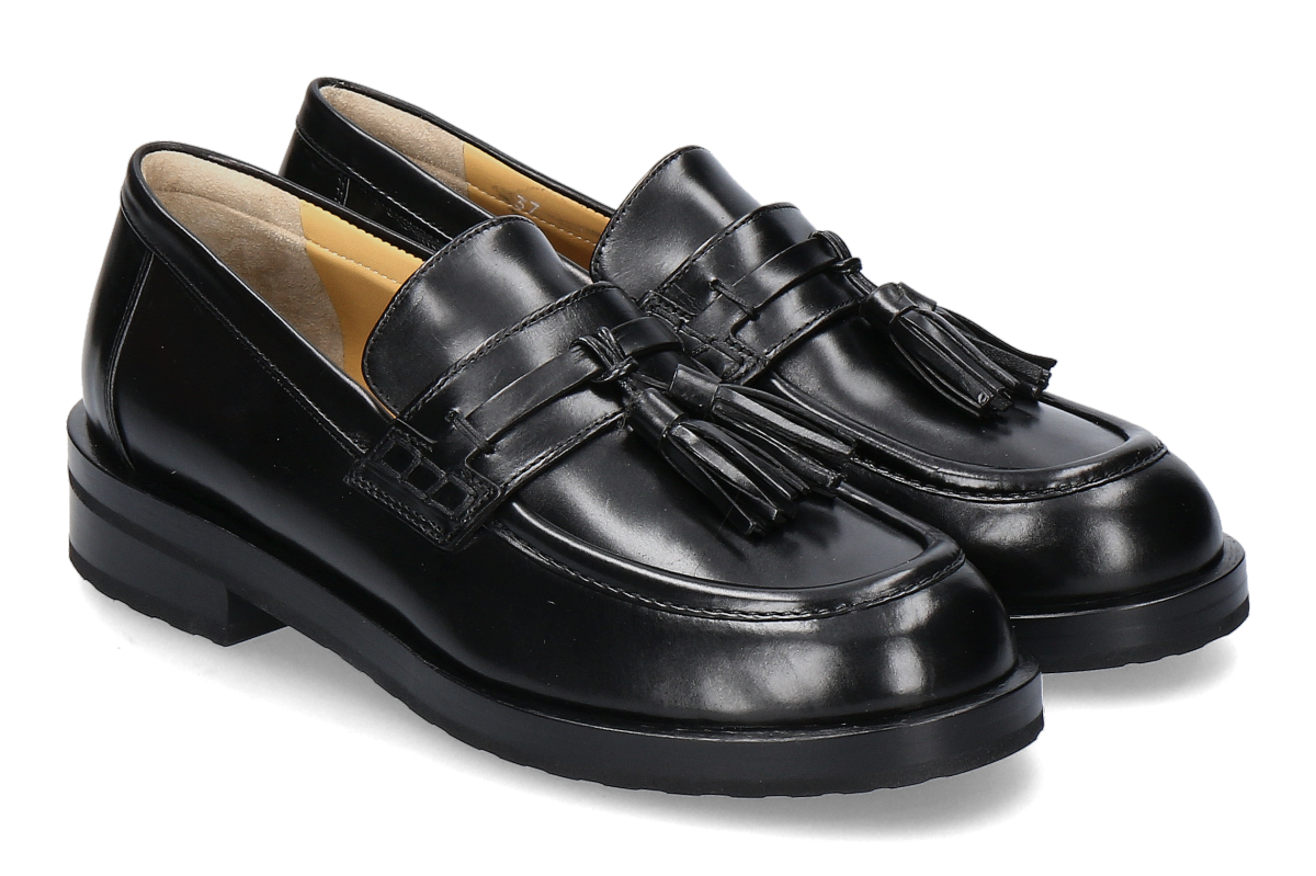 Truman's women's- loafer VITELLO NERO- black