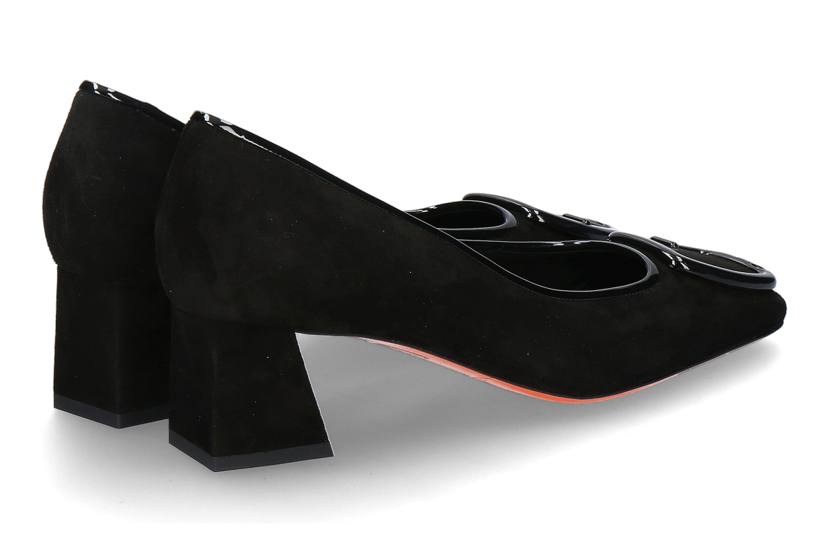 Santoni Damen- Pumps JILLY 50 VELOURS- schwarz_222000244_2