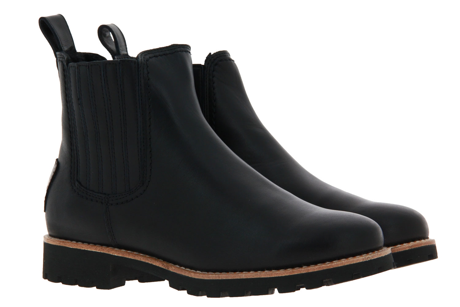 Panama Jack Chelsea boot lined BRIGITTE IGLOO TRAVELLING B2 NAPPA BLACK