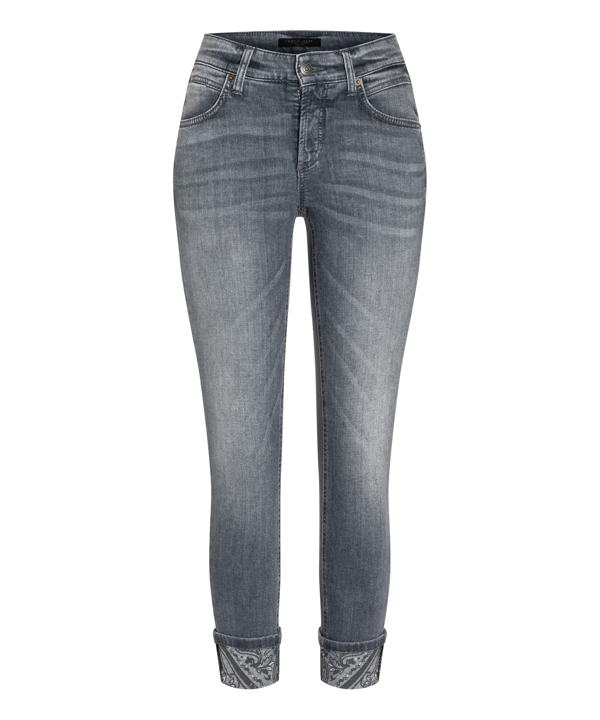 Cambio jeans Pina short GREY DARK SCRATCHED