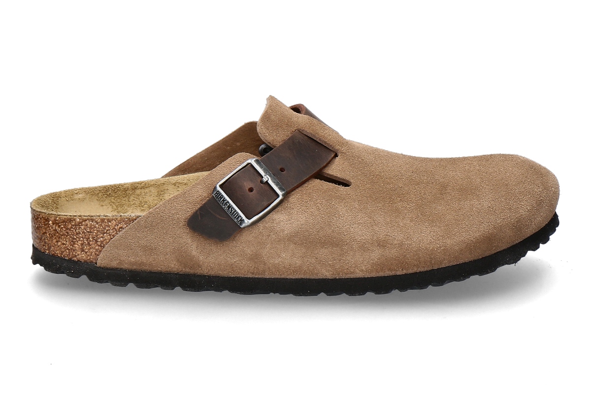 Birkenstock men's- clogs BOSTON NARROW- brown/ dark tea