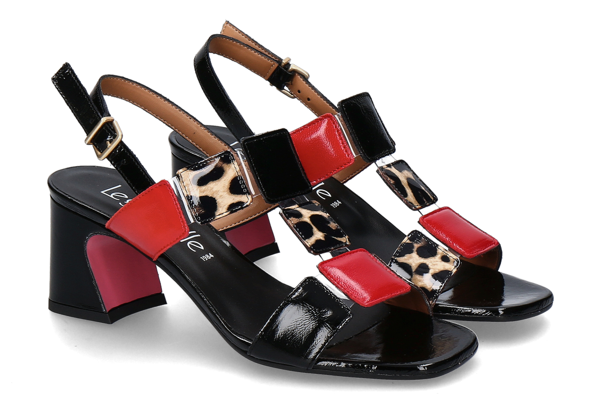 Legazzelle sandal LUX NERO- multicolor