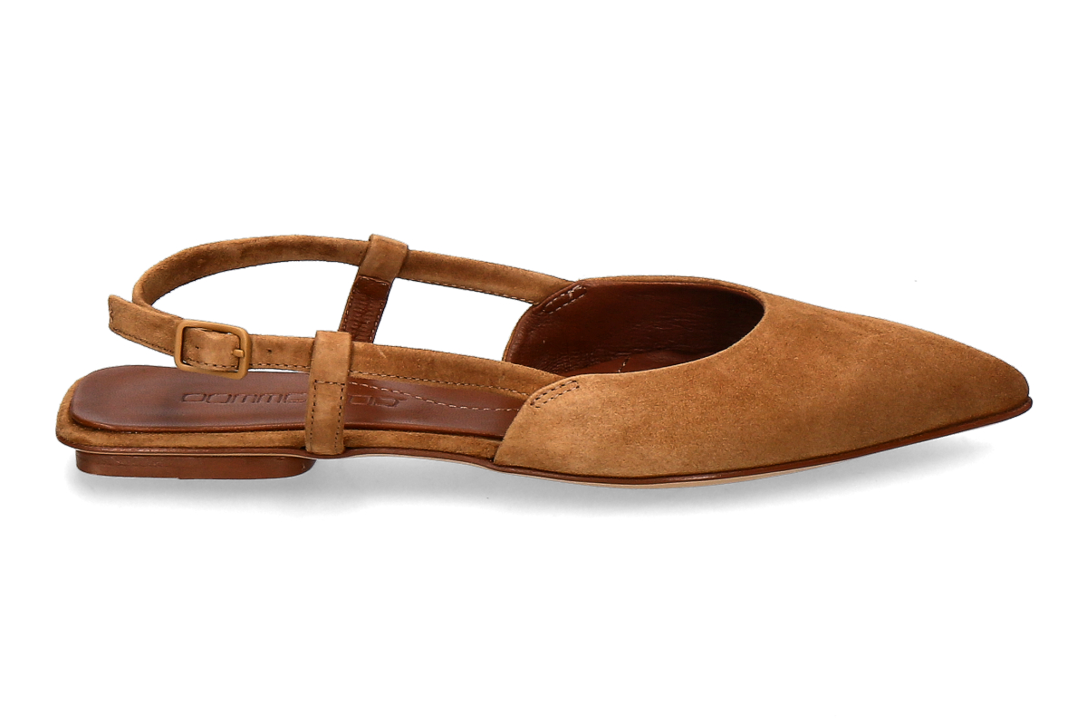 Pomme d'Or slingballerina ANYA CAMOSCIO- biscuit/ medium brown