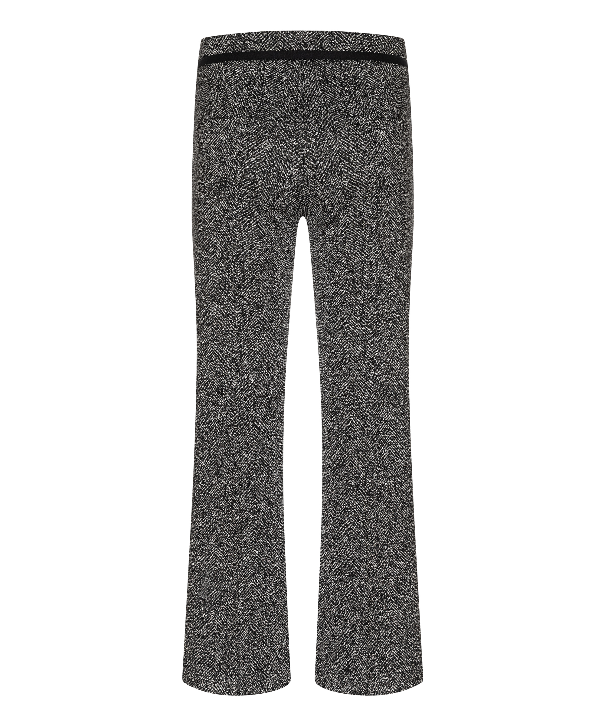 Cambio FRANCOISE trousers- black/cream herringbone