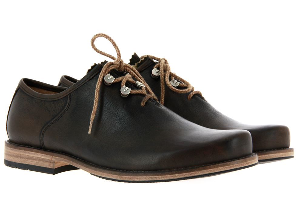dirndl + bua traditional shoes SANTIAGO ANTIKBOCK OLIV AHORN 
