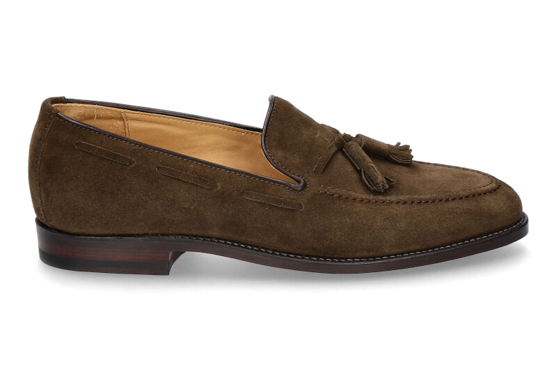 Ludwig Reiter loafer TASSEL VELOURSLEDER JAGDGRÜN