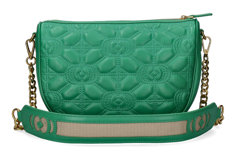 La Carrie shoulder bag LEATHER GREEN