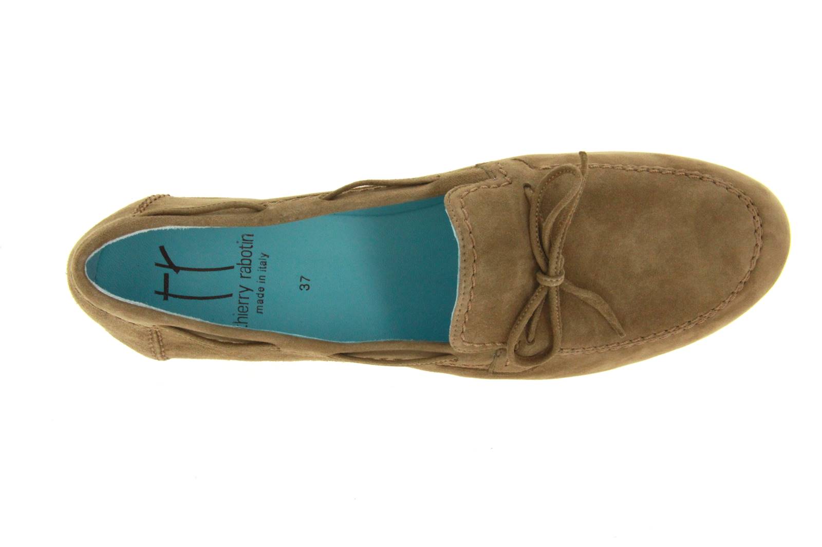 Thierry Rabotin moccasin BEA CAMOSCIO OLIVE BROWN