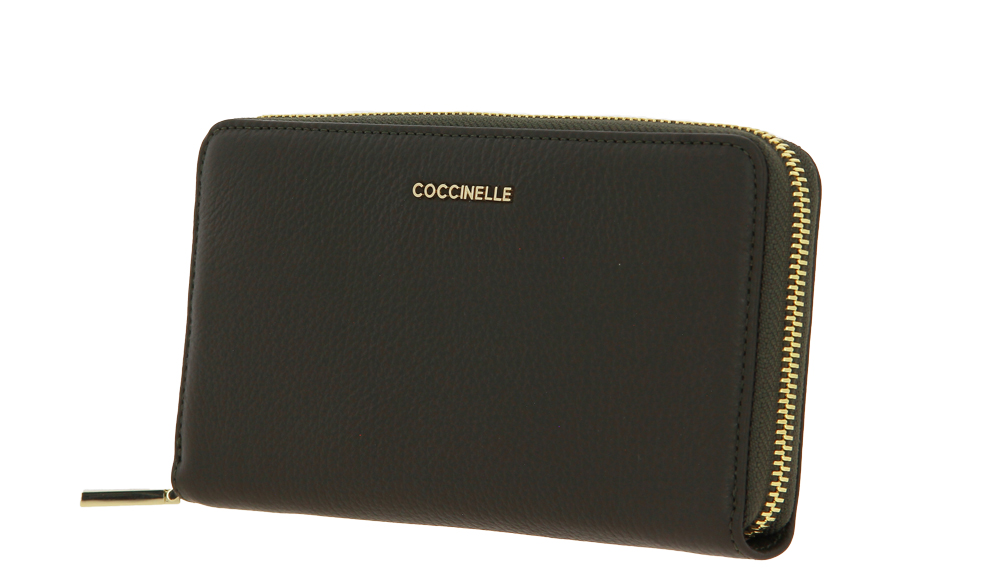 Coccinelle wallet WALL GRAIN LEA BARK METALLIC SOFT