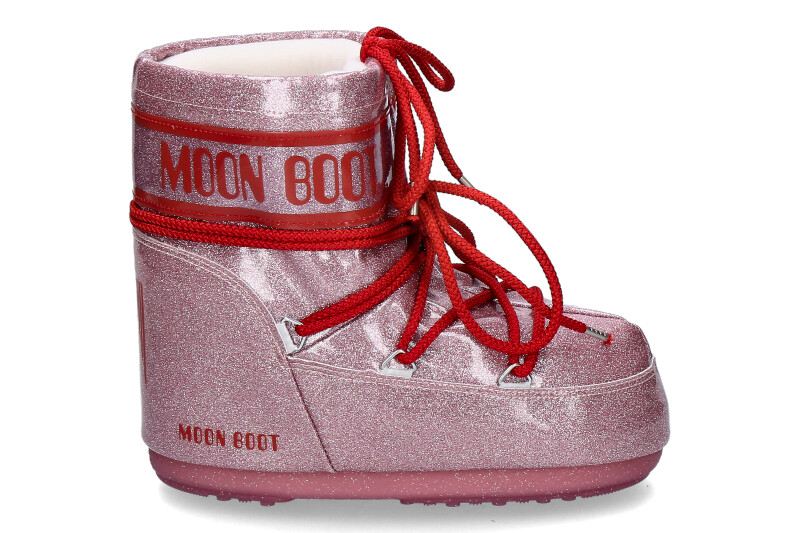 Moon Boot Snowboot ICON LOW GLITTER- pink