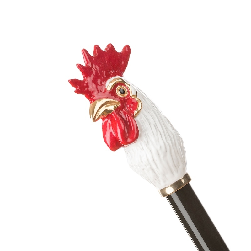 Pasotti shoe horn ROOSTER GOLD