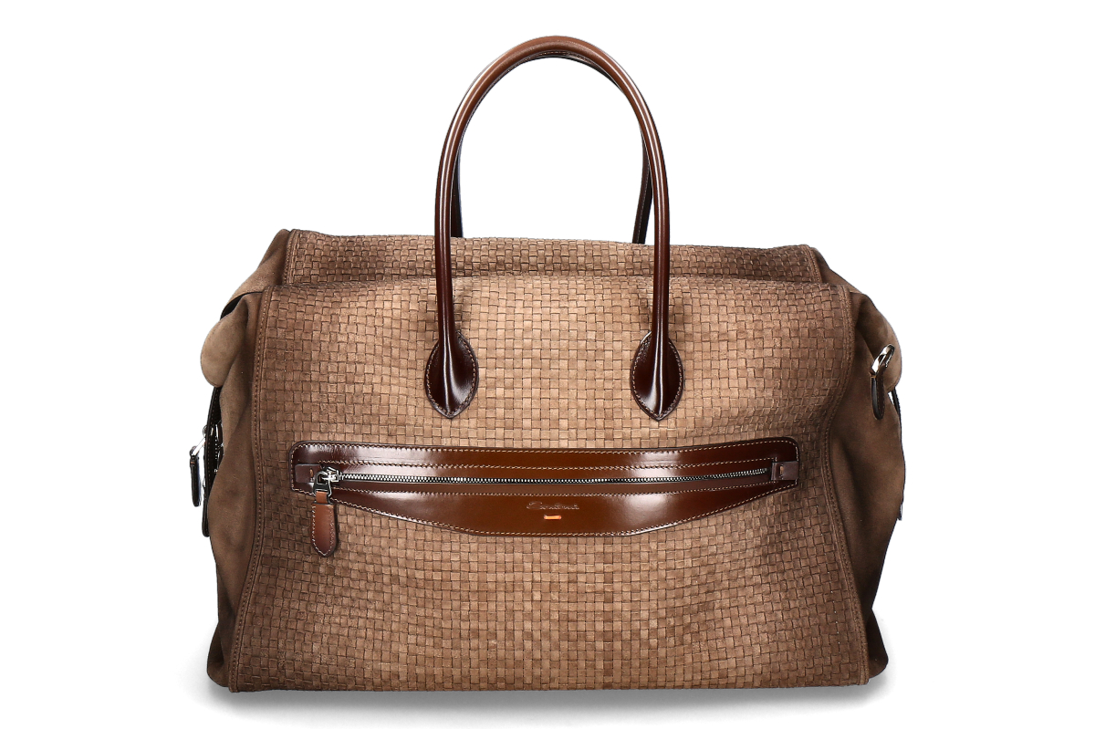 Santoni Men's- Weekender dark brown