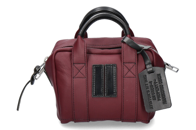 Manikomio shoulder bag PICCOLA ICON- bordo/ black