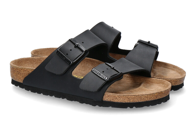 Birkenstock mule ARIZONA NORMAL BIRKO-FLOR SCHWARZ