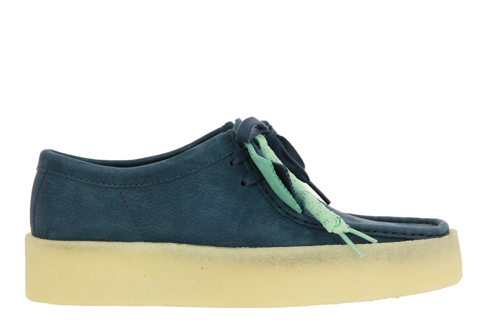 Clarks lace-up WALLABEE CUP BLUE NUBUCK