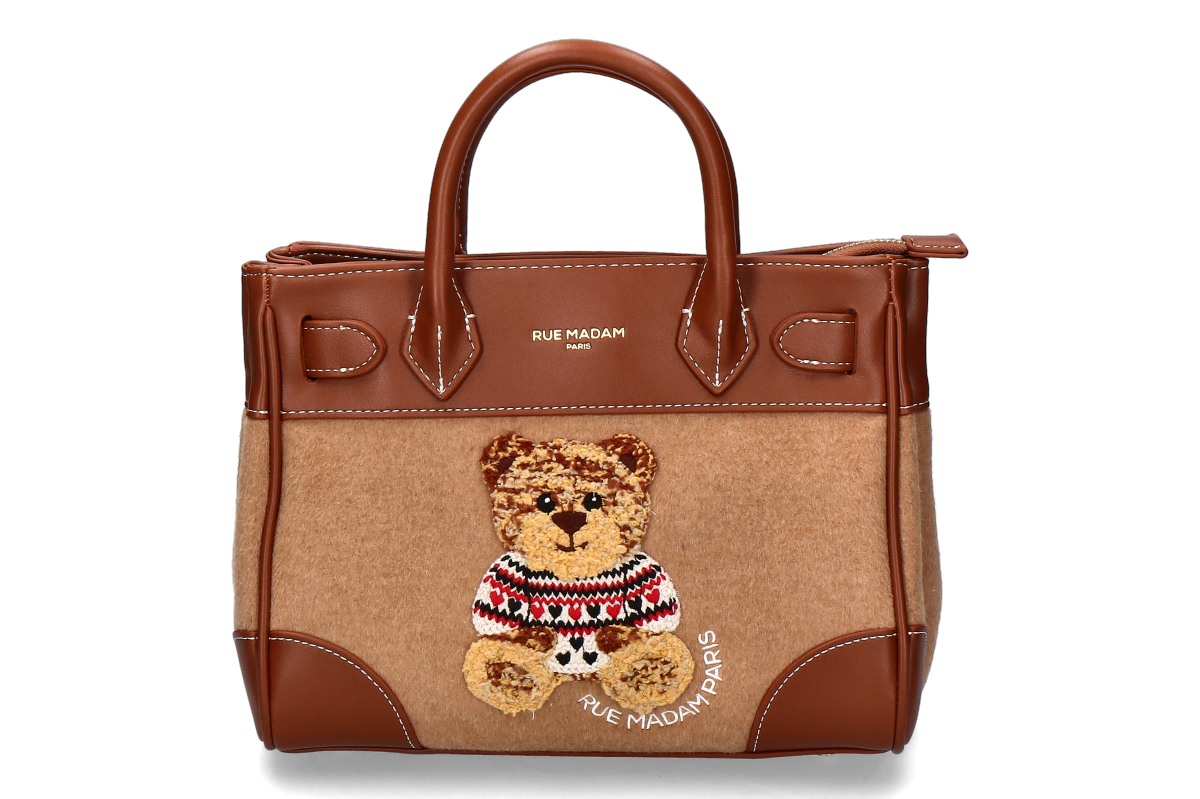 Rue Madam bag MARVIN MINI TOTE - camel/medium brown