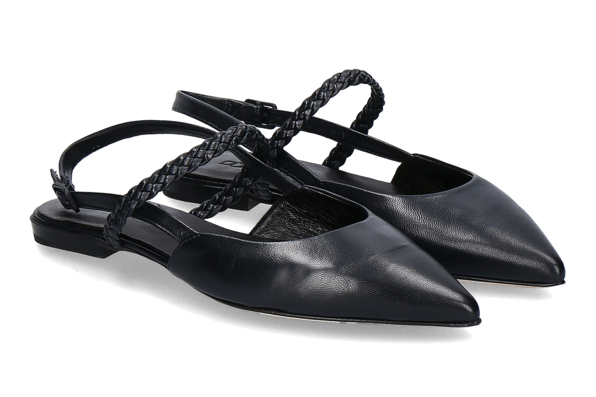 Pomme d'Or slingback ballerina INGRID GLOVE- dark blue/ navy