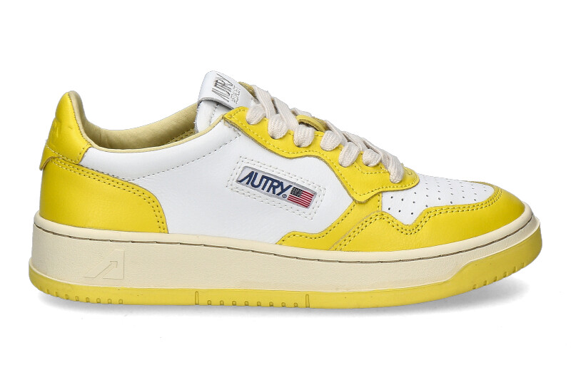 Autry sneaker WHITE YELLOW WB23