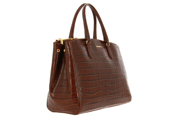 Coccinelle bag SORTIE KROKO BROWN