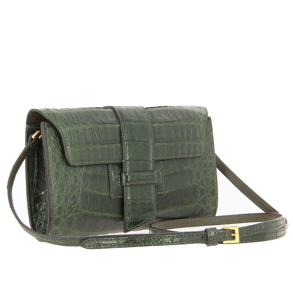 Silvano Biagini clutch MILITARE COCCO