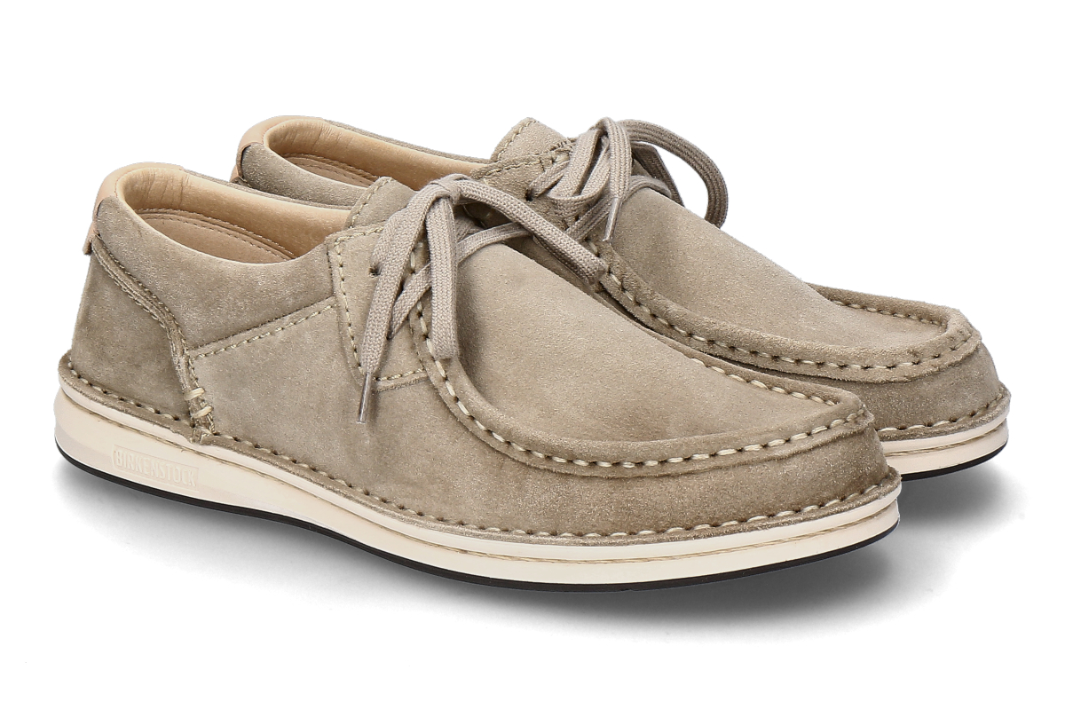 Birkenstock men's- lace-up shoe PASADENA- basalt gray