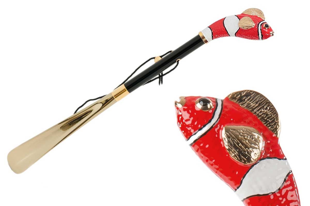 Pasotti shoe horn PESCE NEMO- red