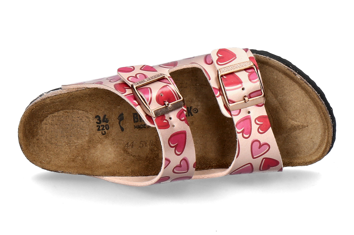 Birkenstock Mädchen- Pantolette ARIZONA BS HEARTS- electric metallic_474900000_4