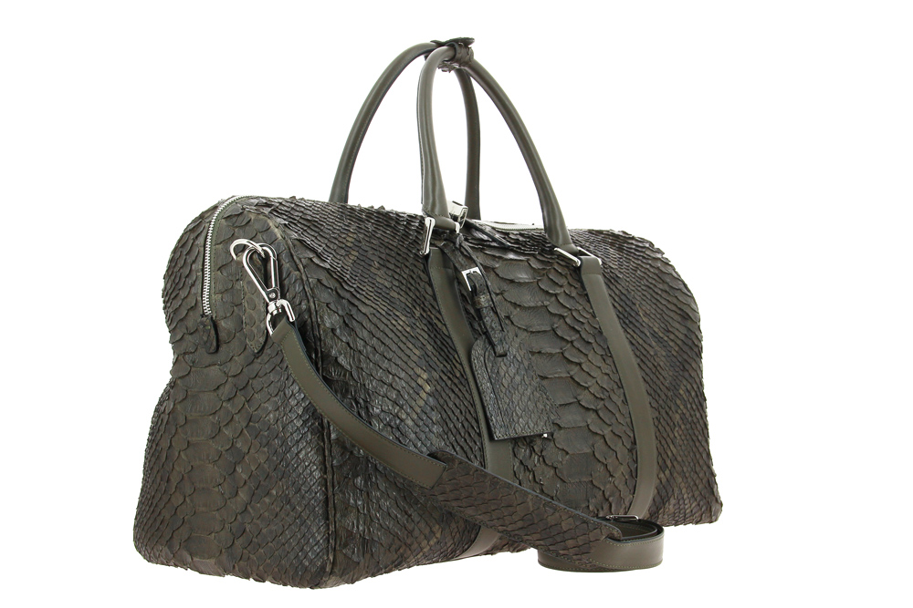 Silvano Biagini travelling bag REPTILE GREEN