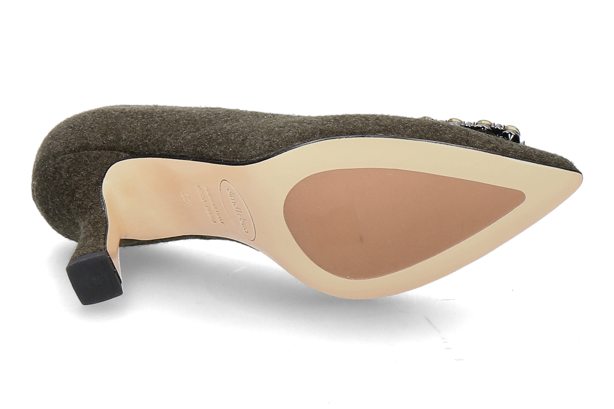 dirndl bua Trachten-Pumps  LODEN- jagdgrün_222700024_4